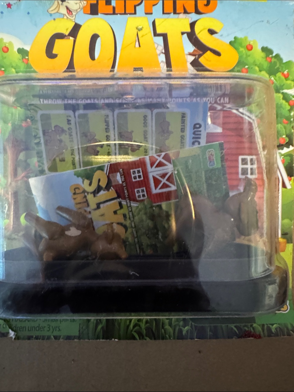 Flipping Goats Small Pets Toy - Brown Play Set